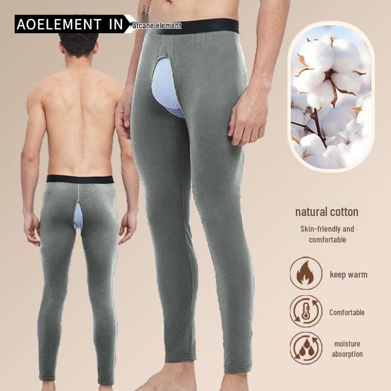Men s Open Crotch Warm Cotton Leggings - Mid to Elderly - Autumn/Winter Thin Inner-wear L
Men s Open Crotch Warm Cotton Leggings - Mid to Elderly - Autumn/Winter Thin Inner-wear L