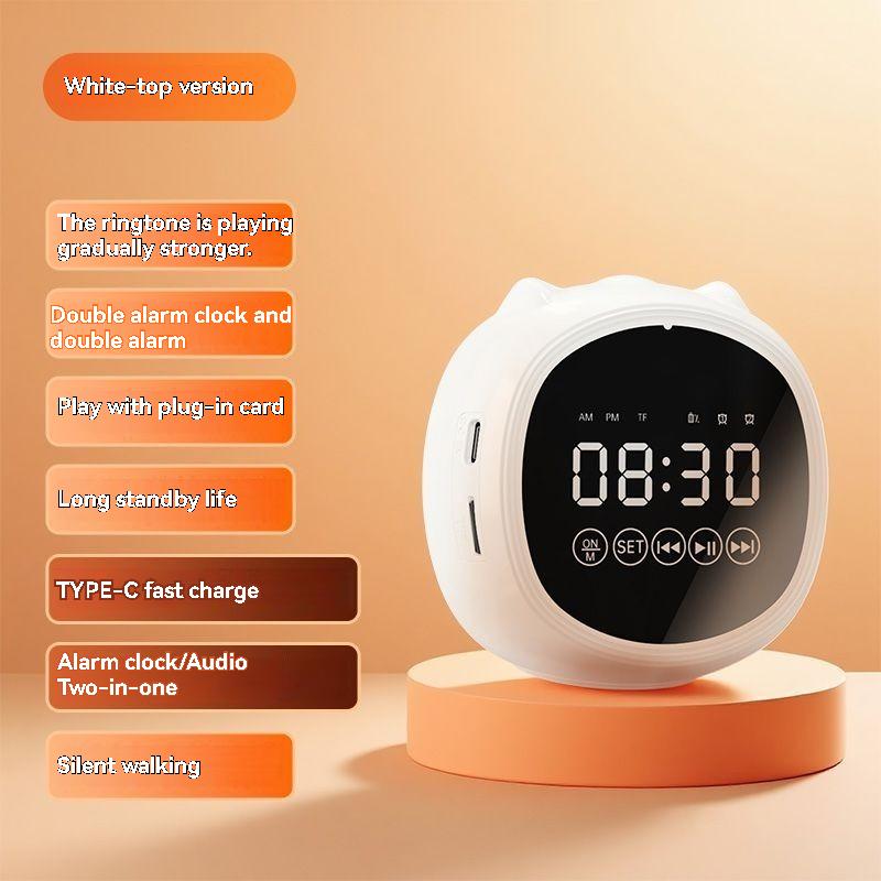LED Digital Alarm Clock Long Standby Bluetooth Speaker Gradual Ringtone Playing Ornament for Bedroom Living Room Home Decor белый
LED Digital Alarm Clock Long Standby Bluetooth Speaker Gradual Ringtone Playing Ornament for Bedroom Living Room Home Decor белый