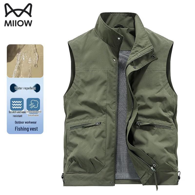 MiiOW Men s Outdoor Sport Casual Workwear Vest 4XL
MiiOW Men s Outdoor Sport Casual Workwear Vest 4XL