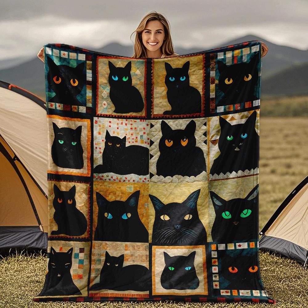 Colorful cat face pattern Blanket for Sofa Bed Travel Camping Living Room Office Conditioning Blanket for All Seasons Gifts 75x100cm
Colorful cat face pattern Blanket for Sofa Bed Travel Camping Living Room Office Conditioning Blanket for All Seasons Gifts 75x100cm