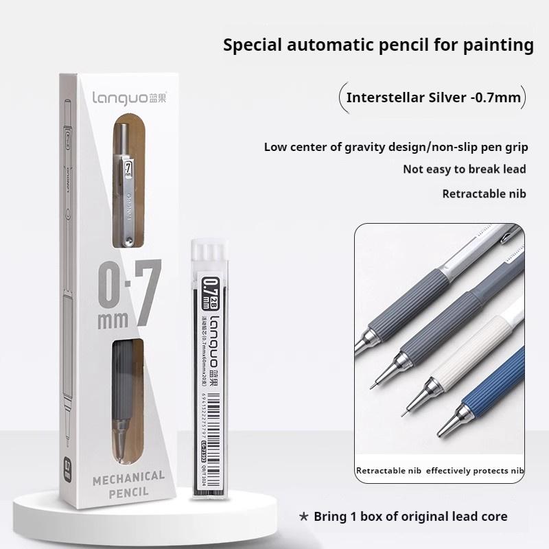 Low Center of Gravity Mechanical Pencil with Lead Rods Set Languo 0.3/0.5/0.7mm Automatic Pencil Art Sketch Painting Writing
Low Center of Gravity Mechanical Pencil with Lead Rods Set Languo 0.3/0.5/0.7mm Automatic Pencil Art Sketch Painting Writing