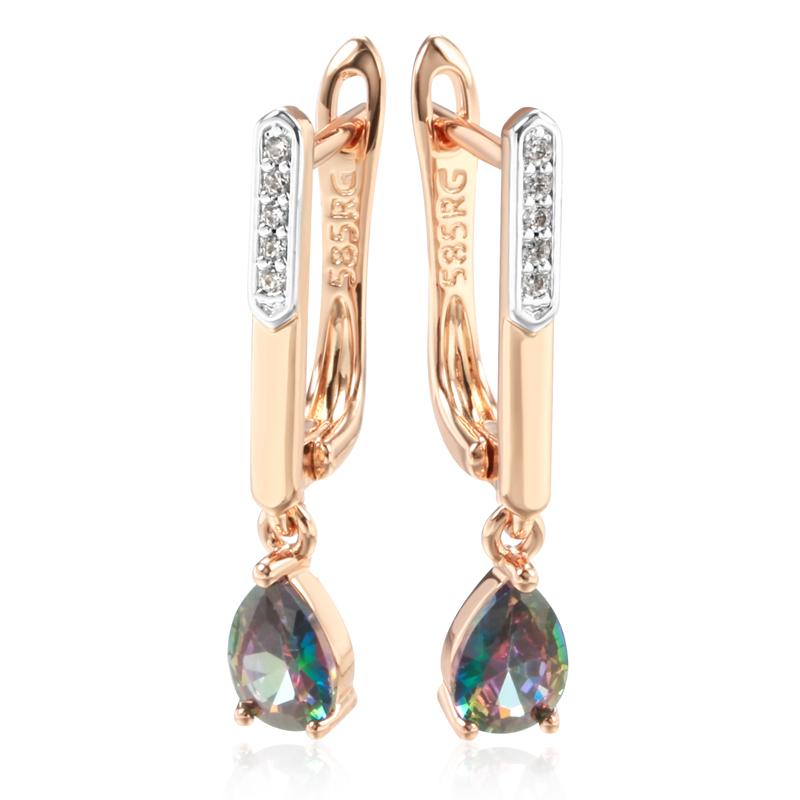 Fashion Colorful Natural Zircon Long Drop Earrings For Women Rose Gold Color Mix Wedding Party Daily Jewelry
Fashion Colorful Natural Zircon Long Drop Earrings For Women Rose Gold Color Mix Wedding Party Daily Jewelry