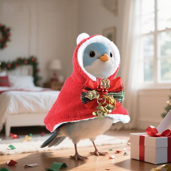 Parrot Warm Cape Plush Birds Outerwear Furry Plaid Small Animals Cozy Cloak for Winter Pet Costume Accessory S жовтий
Parrot Warm Cape Plush Birds Outerwear Furry Plaid Small Animals Cozy Cloak for Winter Pet Costume Accessory S жовтий
