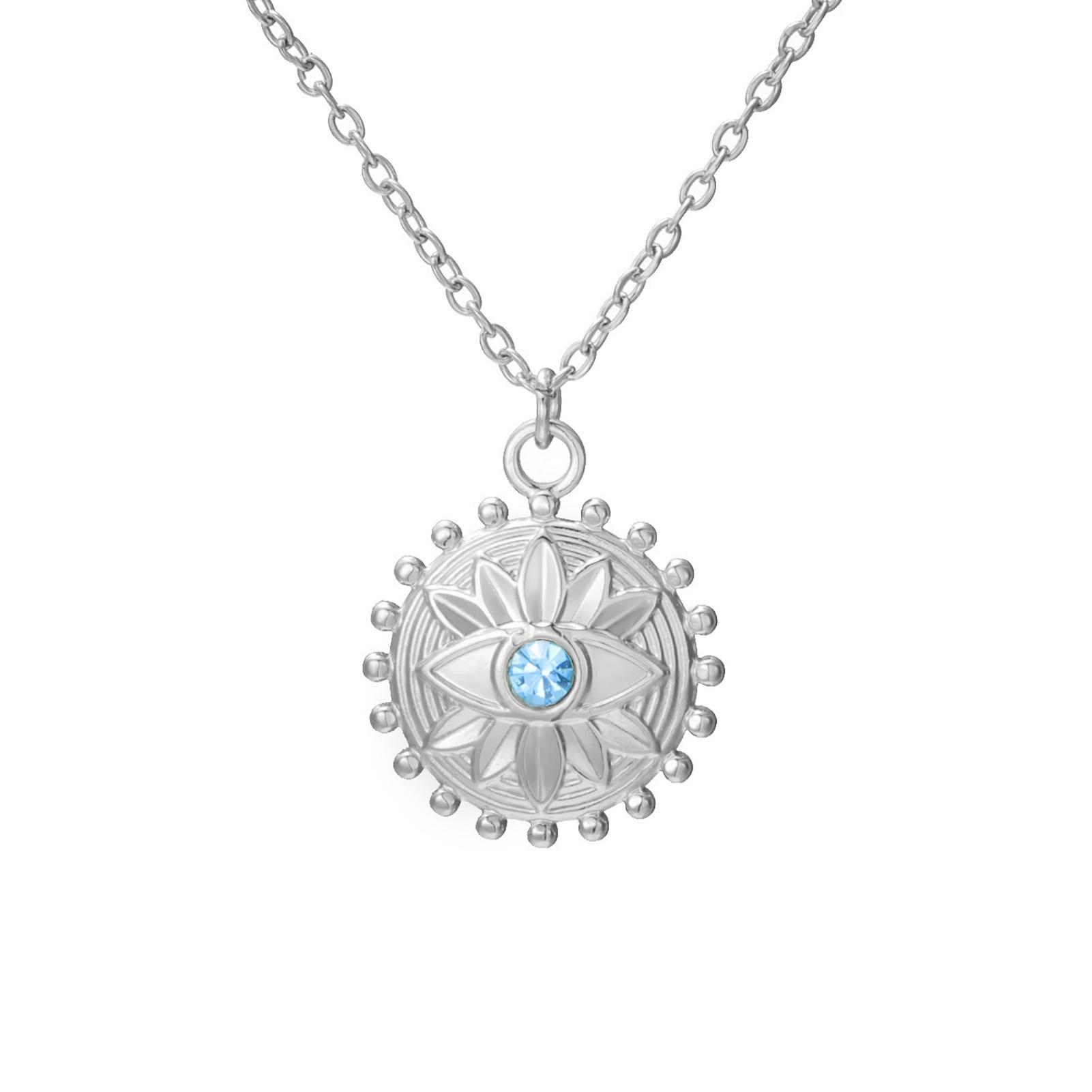 LIKGREAT Trendy Evil Eye Pendant Necklace Bohemian Amulet Necklaces with Zircon StainlessSteel Jewelry Birthday Anniversary Gift
LIKGREAT Trendy Evil Eye Pendant Necklace Bohemian Amulet Necklaces with Zircon StainlessSteel Jewelry Birthday Anniversary Gift