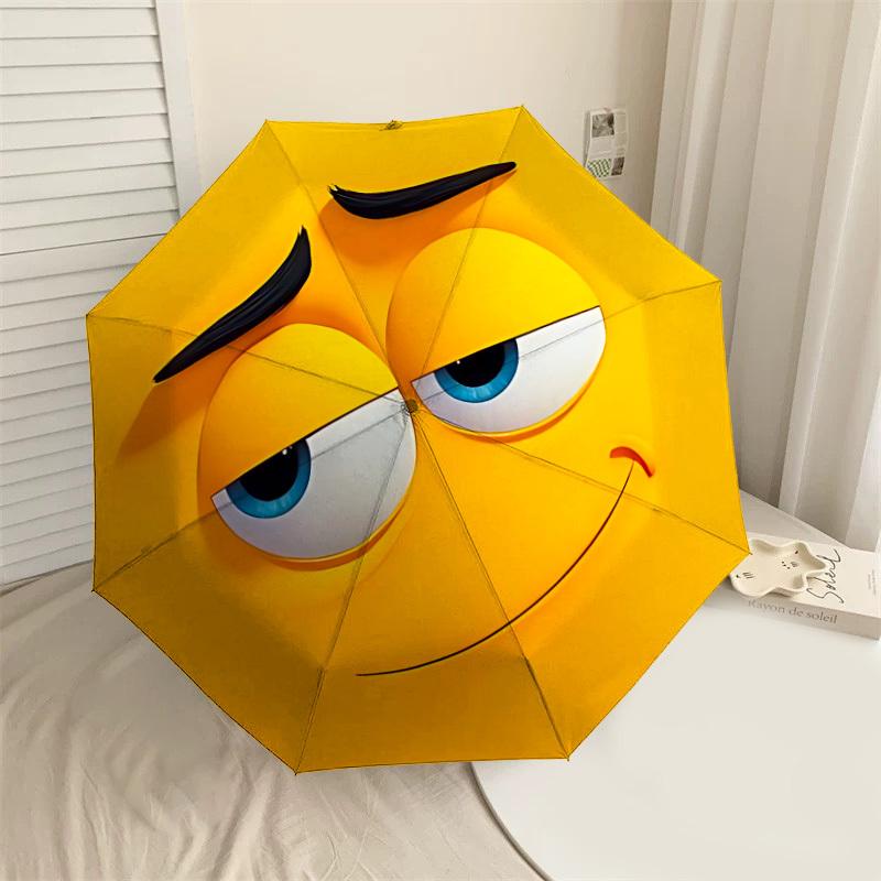 1PC smiley face Automatic Open/Close Umbrella with Windproof, 8-Rib Sturdy Canopy, Durable Ribs, Fashionable Design,1239a
1PC smiley face Automatic Open/Close Umbrella with Windproof, 8-Rib Sturdy Canopy, Durable Ribs, Fashionable Design,1239a