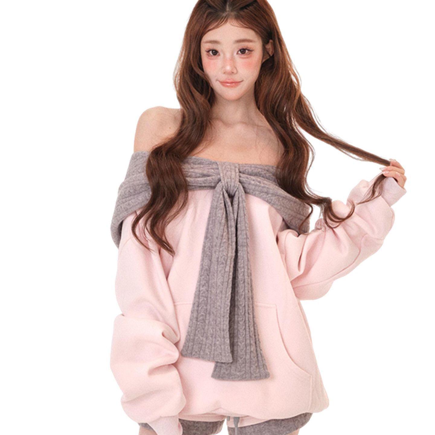 2026 Korean Pink Long-Sleeve Outfit Set for Women - Autumn/Winter Stylish Suit M розовый
2026 Korean Pink Long-Sleeve Outfit Set for Women - Autumn/Winter Stylish Suit M розовый