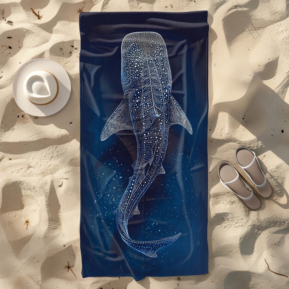 Whale Print Microfiber Beach Towel, Modern Black and White Line Art Quick-Dry Sand-Free Bath Towel for Pool, Camping and Travel W40*H60(CM)
Whale Print Microfiber Beach Towel, Modern Black and White Line Art Quick-Dry Sand-Free Bath Towel for Pool, Camping and Travel W40*H60(CM)