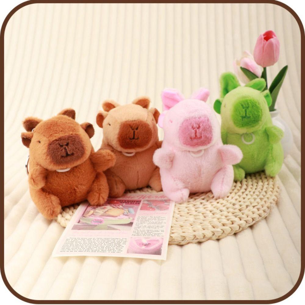 Stuffed Toy Plush Keychain Cartoon Doll Capybara Bag Hanging Ornaments New Bag Pendant коричневий
Stuffed Toy Plush Keychain Cartoon Doll Capybara Bag Hanging Ornaments New Bag Pendant коричневий