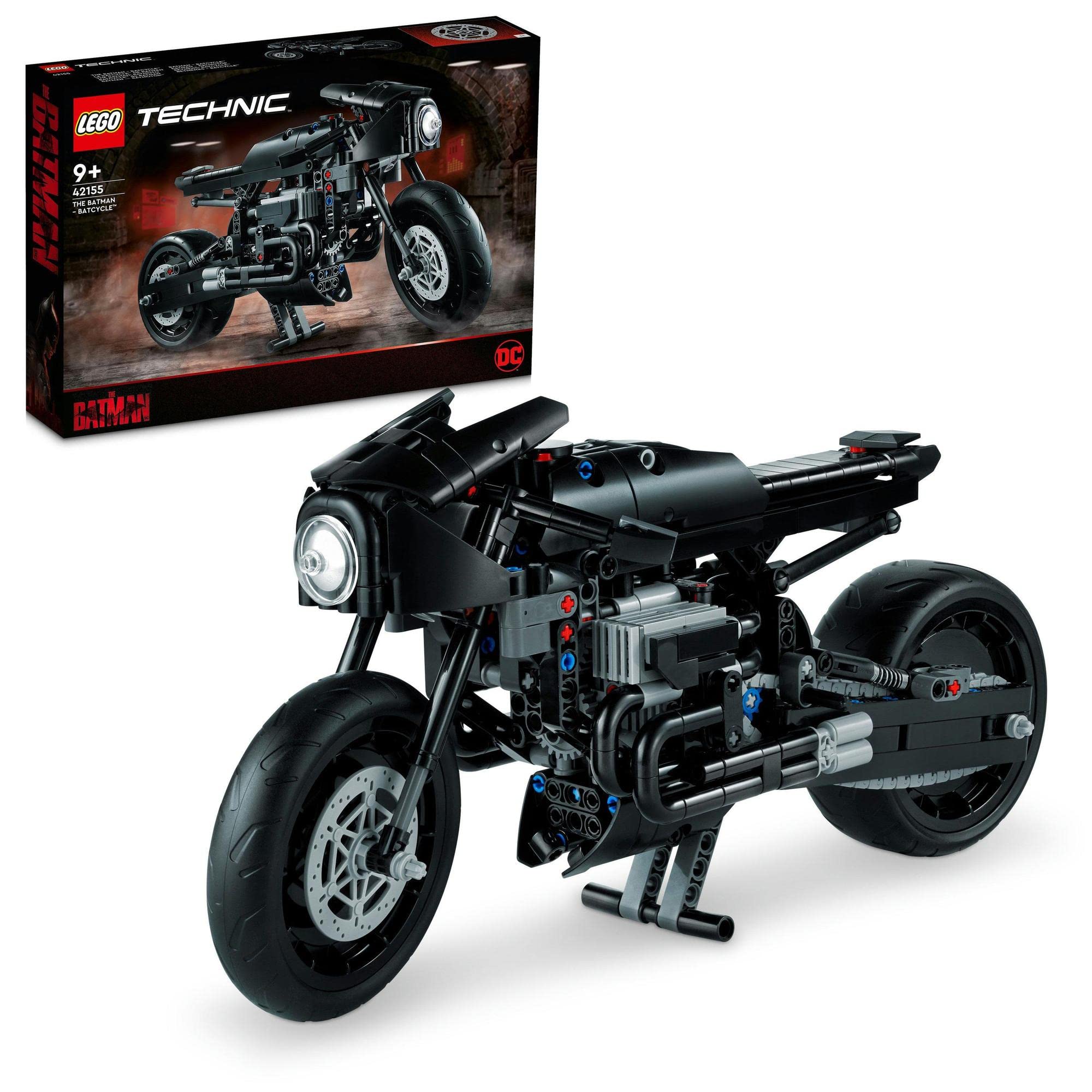 LEGO Technic The Batman Batcycle™ 42155 Toy, Building Blocks, Gift, American Comic Book, Superhero, Boys, Ages 9 and Up
LEGO Technic The Batman Batcycle™ 42155 Toy, Building Blocks, Gift, American Comic Book, Superhero, Boys, Ages 9 and Up