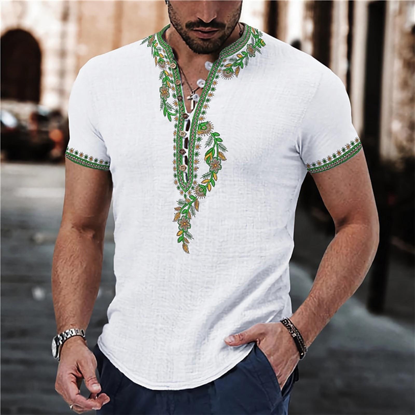 Men s Shirt Floral Graphic Prints Stand Collar Outdoor Street Short Sleeve Print Clothing Apparel Fashion Streetwear Casual XL білий
Men s Shirt Floral Graphic Prints Stand Collar Outdoor Street Short Sleeve Print Clothing Apparel Fashion Streetwear Casual XL білий