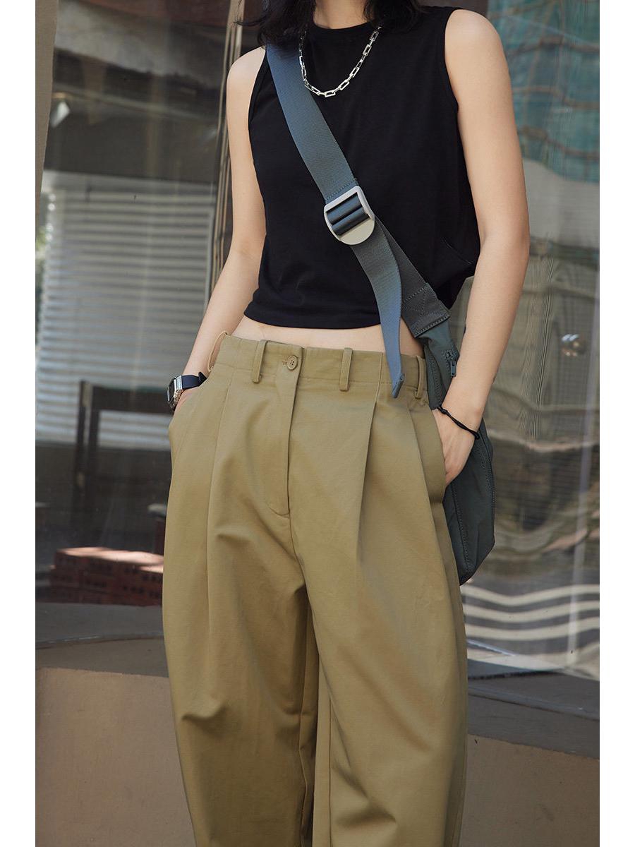 2026 New Style Women s Khaki High-Waisted Wide-Leg Drapey Casual Trousers Extra Large хаки
2026 New Style Women s Khaki High-Waisted Wide-Leg Drapey Casual Trousers Extra Large хаки