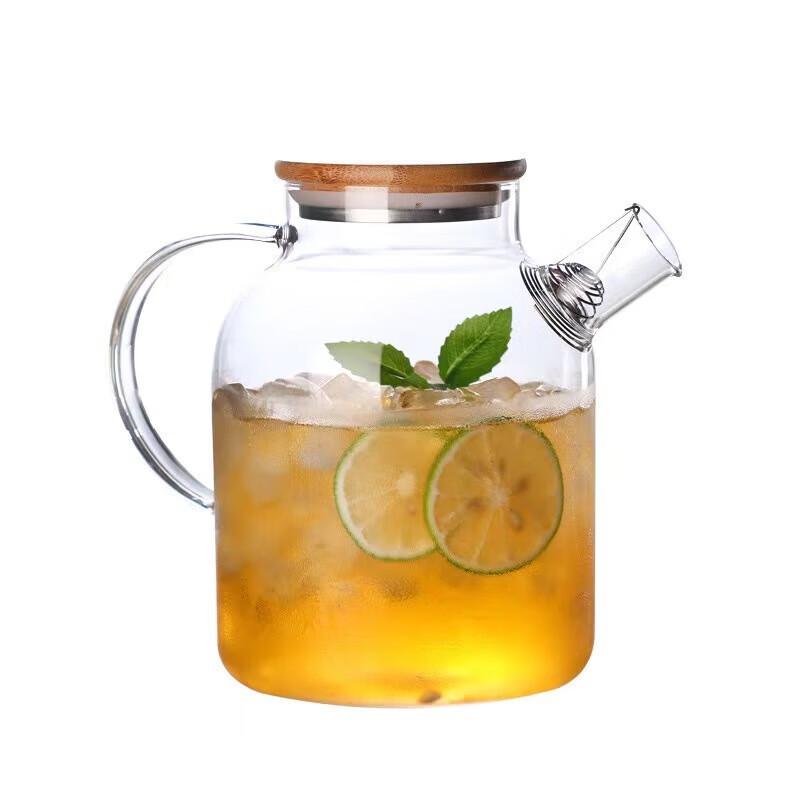 Baiduoyang 1.8L Heat-Resistant Glass Pitcher with Bamboo Lid
Baiduoyang 1.8L Heat-Resistant Glass Pitcher with Bamboo Lid