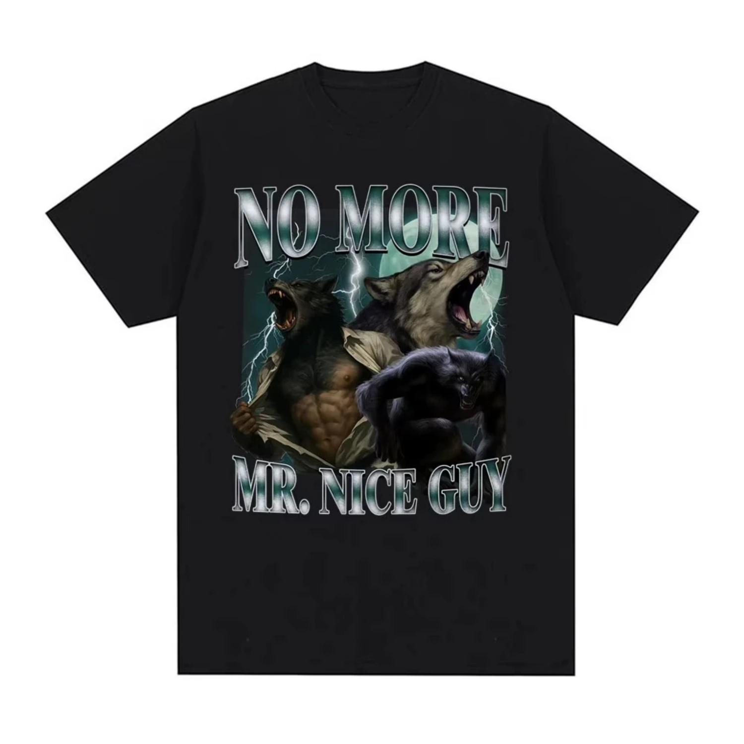 No More Mr Nice Guy Funny Alpha Werewolf T Shirt Fashion Vintage Sigma Wolf Meme T-shirts Men Summer Tops Oversized Tshirt S чёрный
No More Mr Nice Guy Funny Alpha Werewolf T Shirt Fashion Vintage Sigma Wolf Meme T-shirts Men Summer Tops Oversized Tshirt S чёрный