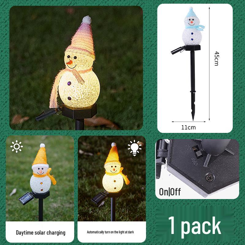 Solar Snowman Lawn Light - Outdoor Rainproof Christmas Decoration for Yard
Solar Snowman Lawn Light - Outdoor Rainproof Christmas Decoration for Yard