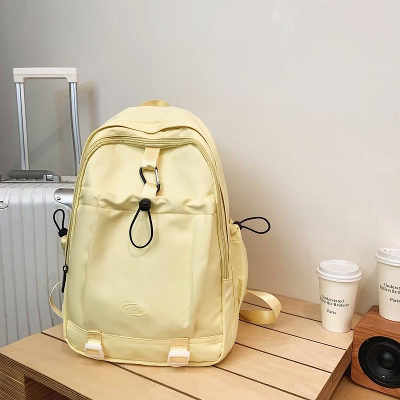 School bag female college students niche design sense backpack hiking bag versatile high value backpack junior high school girls жовтий
School bag female college students niche design sense backpack hiking bag versatile high value backpack junior high school girls жовтий