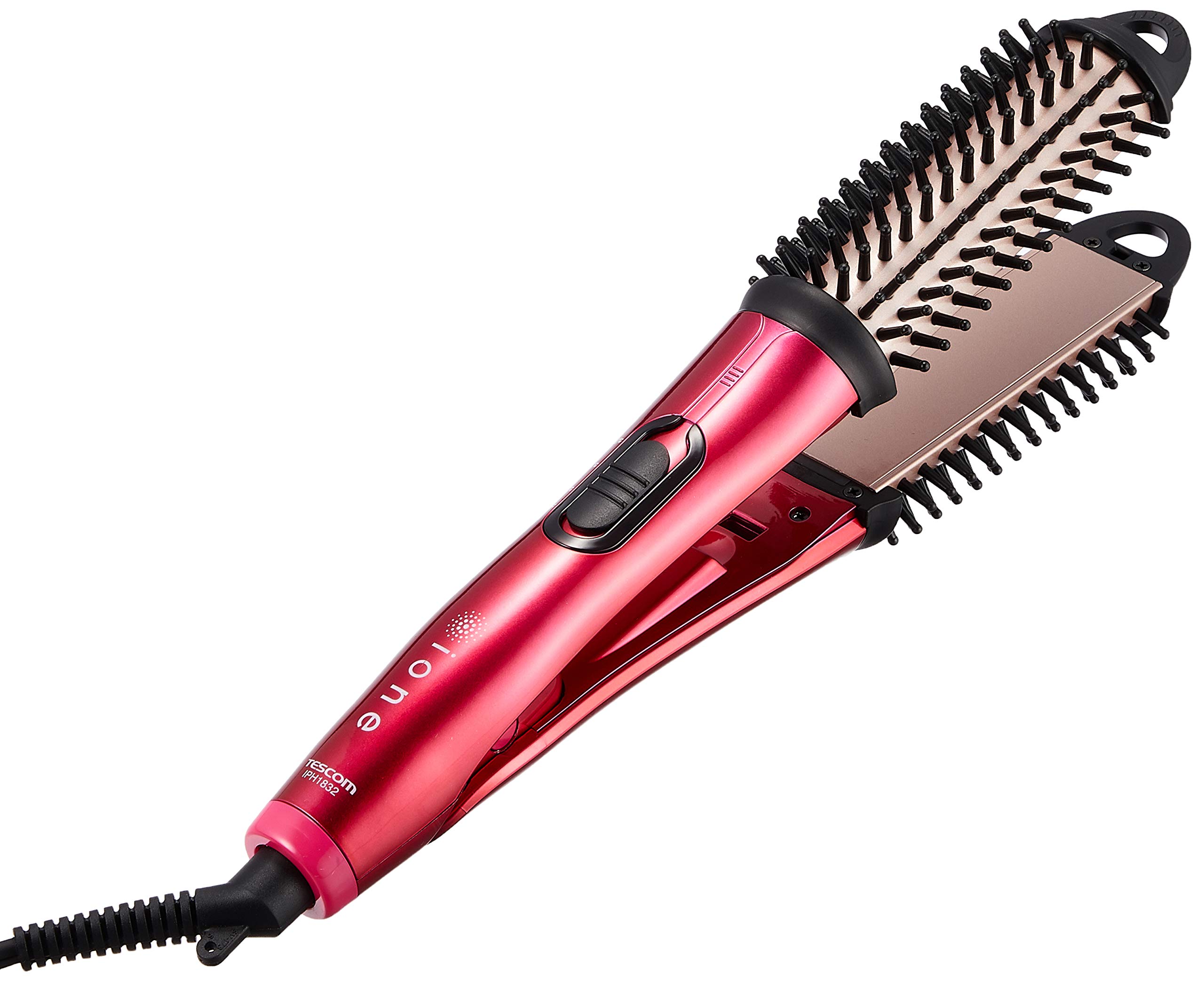 TESCOM Hair Iron Brush Type Straight 32mm 2WAY with Negative Ion ione Sparkle Pink & IPH1832-P
TESCOM Hair Iron Brush Type Straight 32mm 2WAY with Negative Ion ione Sparkle Pink & IPH1832-P