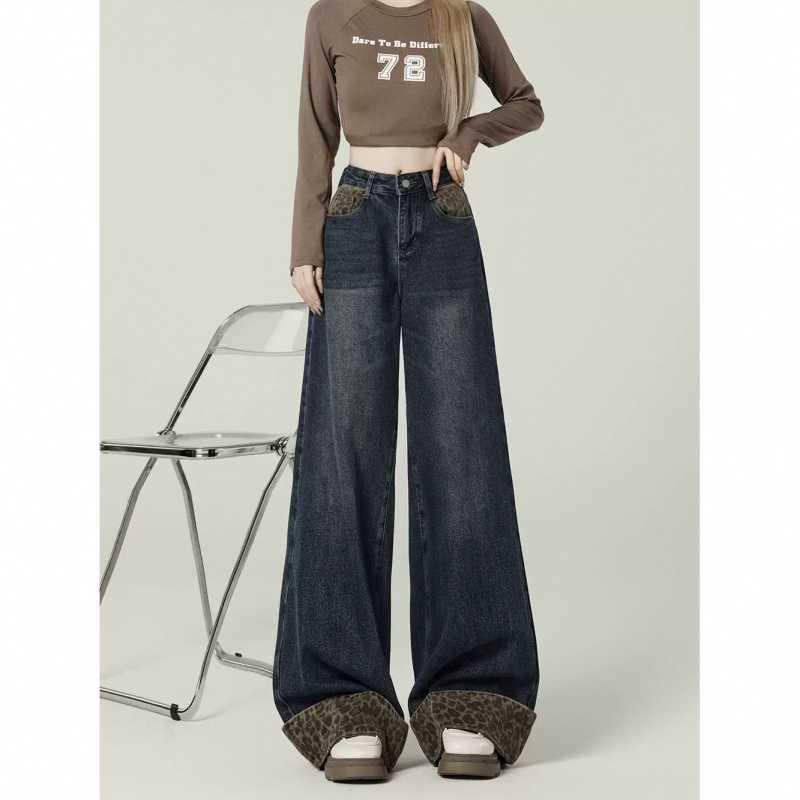 Women s High-Waisted Leopard Print Wide-Leg Jeans - Loose, Floor-Length, New and Trendy Small
Women s High-Waisted Leopard Print Wide-Leg Jeans - Loose, Floor-Length, New and Trendy Small