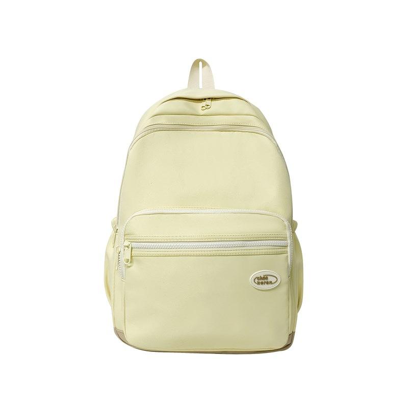 Korean version schoolbag ins niche simple solid color versatile backpack women s leisure, high school students large-capacity backpack large
Korean version schoolbag ins niche simple solid color versatile backpack women s leisure, high school students large-capacity backpack large