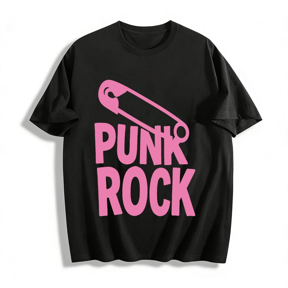 Vintage Punk Rock Safety Pin Print T-Shirt Unisex Casual Loose Fit Rock Style Tee Tops Pure cotton T-shirt 6XL
Vintage Punk Rock Safety Pin Print T-Shirt Unisex Casual Loose Fit Rock Style Tee Tops Pure cotton T-shirt 6XL