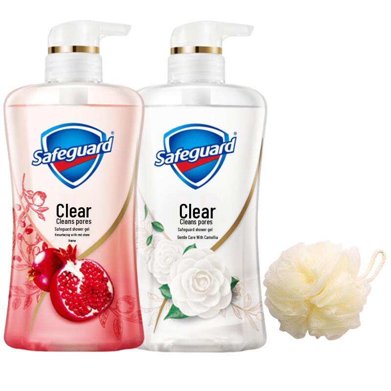 Safeguard Shower Gel Duo Pack (Pomegranate & Camellia) with Bath Ball
Safeguard Shower Gel Duo Pack (Pomegranate & Camellia) with Bath Ball