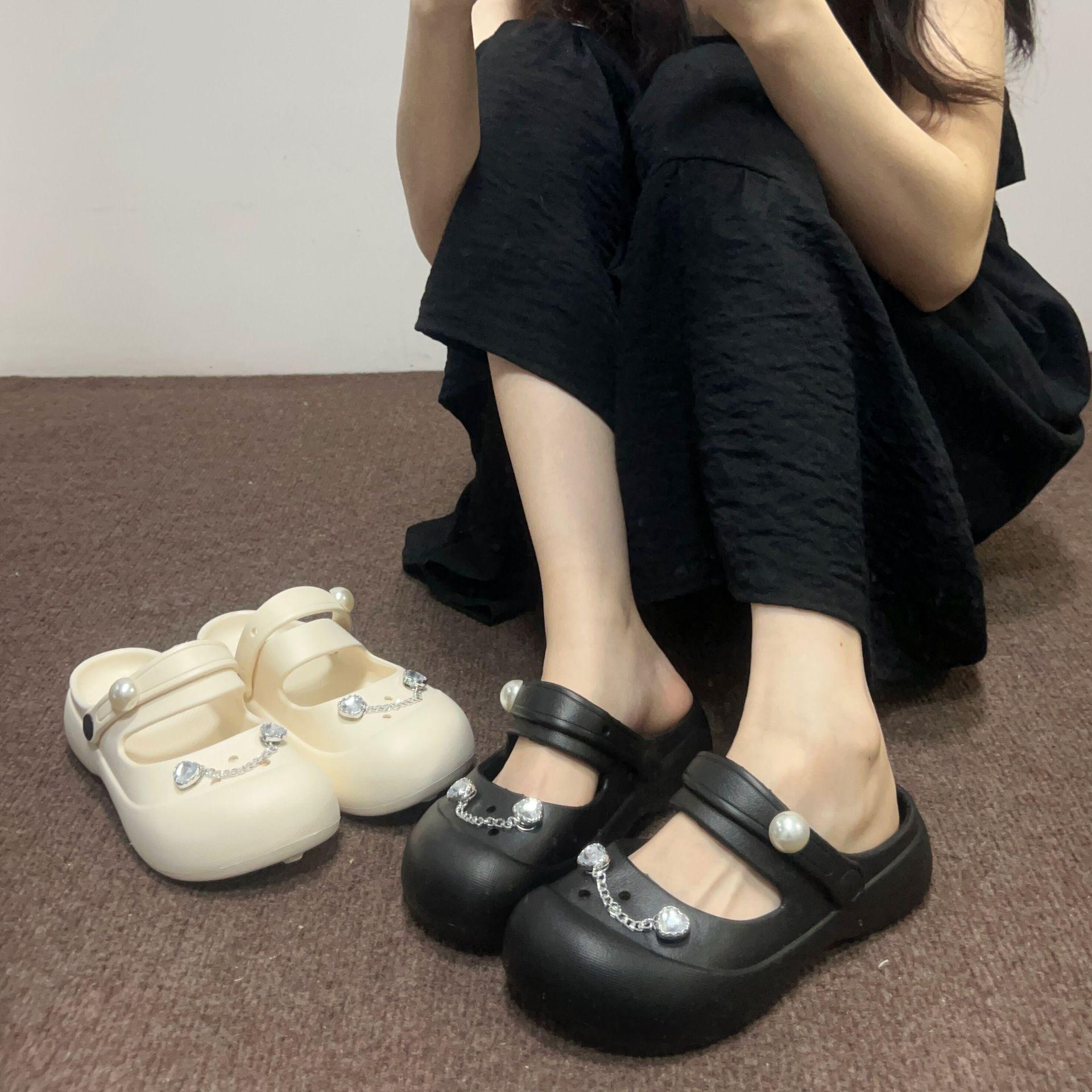 New summer hole shoes slippers women s outer wear summer thick-soled going out sandals women s bag head drag 36/37
New summer hole shoes slippers women s outer wear summer thick-soled going out sandals women s bag head drag 36/37