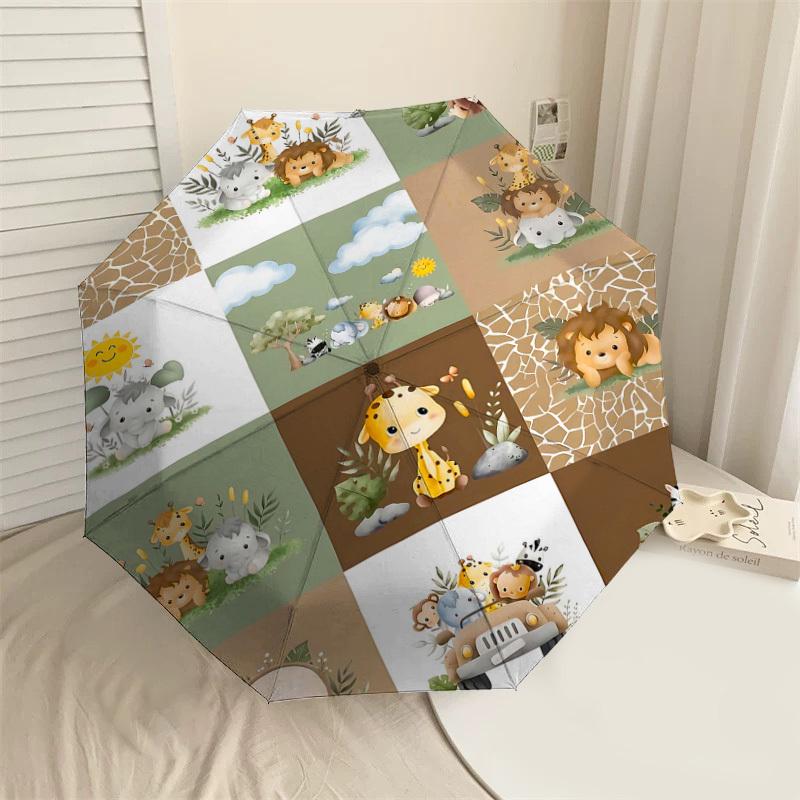1PC Safari Animals Umbrella-8-Rib Reinforced, Automatic Open, Lightweight & Durable, Fashion Accessory for Outdoor, H0382
1PC Safari Animals Umbrella-8-Rib Reinforced, Automatic Open, Lightweight & Durable, Fashion Accessory for Outdoor, H0382