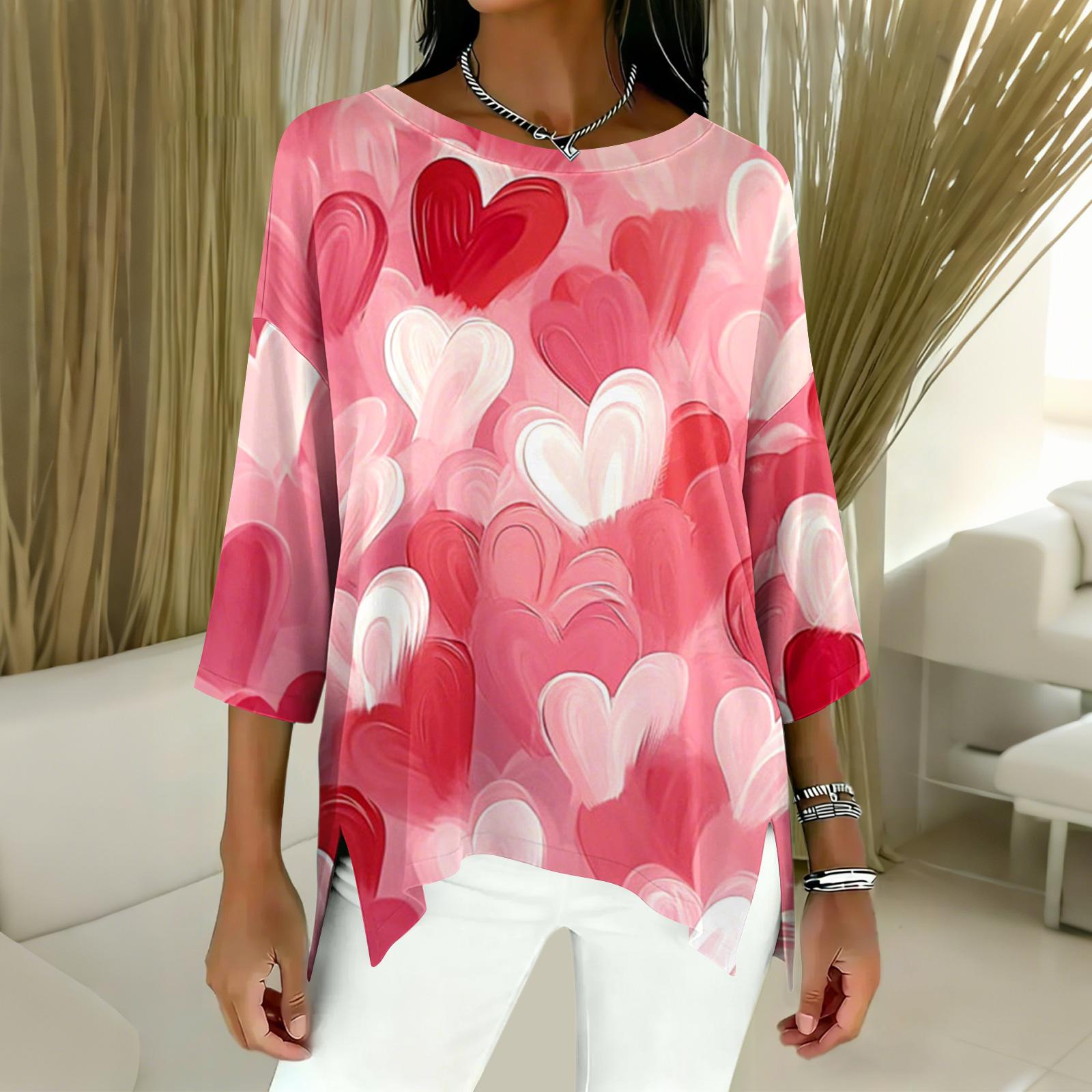 Women s 3/4 Sleeve Shirts Graphic Tees Shirts Casual Basic Tops Pullovers XXL
Women s 3/4 Sleeve Shirts Graphic Tees Shirts Casual Basic Tops Pullovers XXL