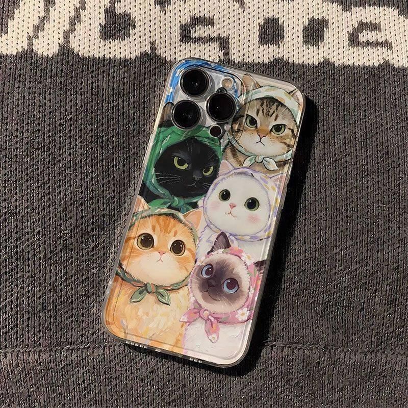 Color Scarf Cats Pattern Phone Case for iPhone 17 Air 16 15 14 13 12 11 Pro Max Plus Mini XS 8 7 Soft Transparent Fundas Cover iPhone 13Mini
Color Scarf Cats Pattern Phone Case for iPhone 17 Air 16 15 14 13 12 11 Pro Max Plus Mini XS 8 7 Soft Transparent Fundas Cover iPhone 13Mini