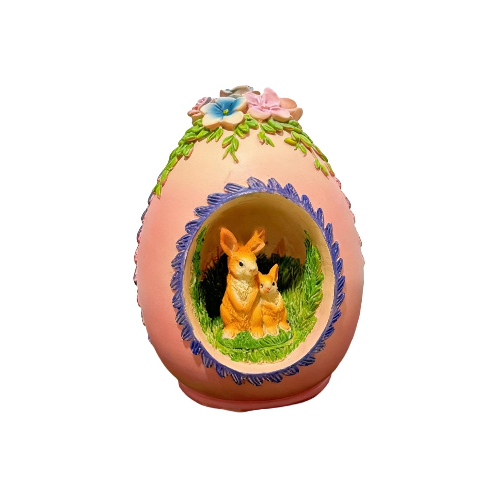 Easter Resin Decor - Colorful Bunny & Egg Figurines, Festive Spring Table Centerpiece And Shelf Display For Holiday Cheer One Size рожевий
Easter Resin Decor - Colorful Bunny & Egg Figurines, Festive Spring Table Centerpiece And Shelf Display For Holiday Cheer One Size рожевий