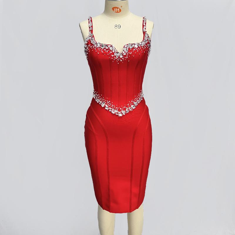 Тяжелое шитье ромбовидной вязки вечернее платье-бандаж Large красный
Тяжелое шитье ромбовидной вязки вечернее платье-бандаж Large красный