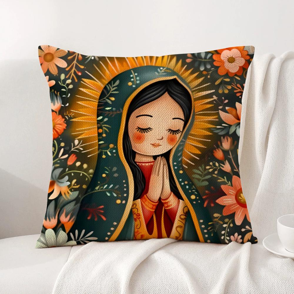 Our Lady of Guadalupe Cushion Cover Natural Linen Organic Fabric DoubleSided Printing Sofa Home Decor Gift Pillow Cover 30x30cm
Our Lady of Guadalupe Cushion Cover Natural Linen Organic Fabric DoubleSided Printing Sofa Home Decor Gift Pillow Cover 30x30cm