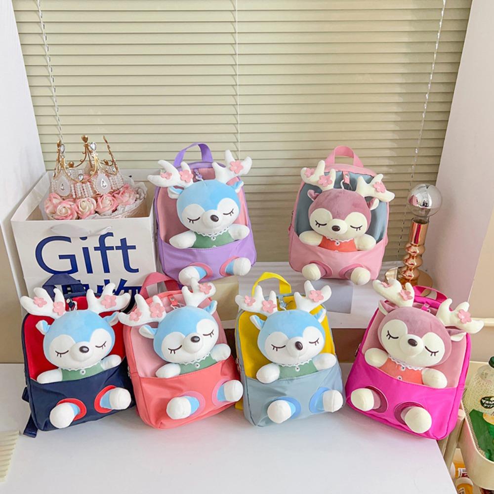 Lightweight Cartoon Doll Backpack Portable Schoolbags Shoulder Bag Cute Elk School Bag Boy
Lightweight Cartoon Doll Backpack Portable Schoolbags Shoulder Bag Cute Elk School Bag Boy