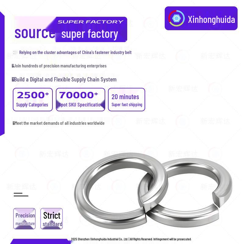 Stainless Steel Open Spring Washer M3-M20 for Screws M5 Stainless Spring Washer
Stainless Steel Open Spring Washer M3-M20 for Screws M5 Stainless Spring Washer