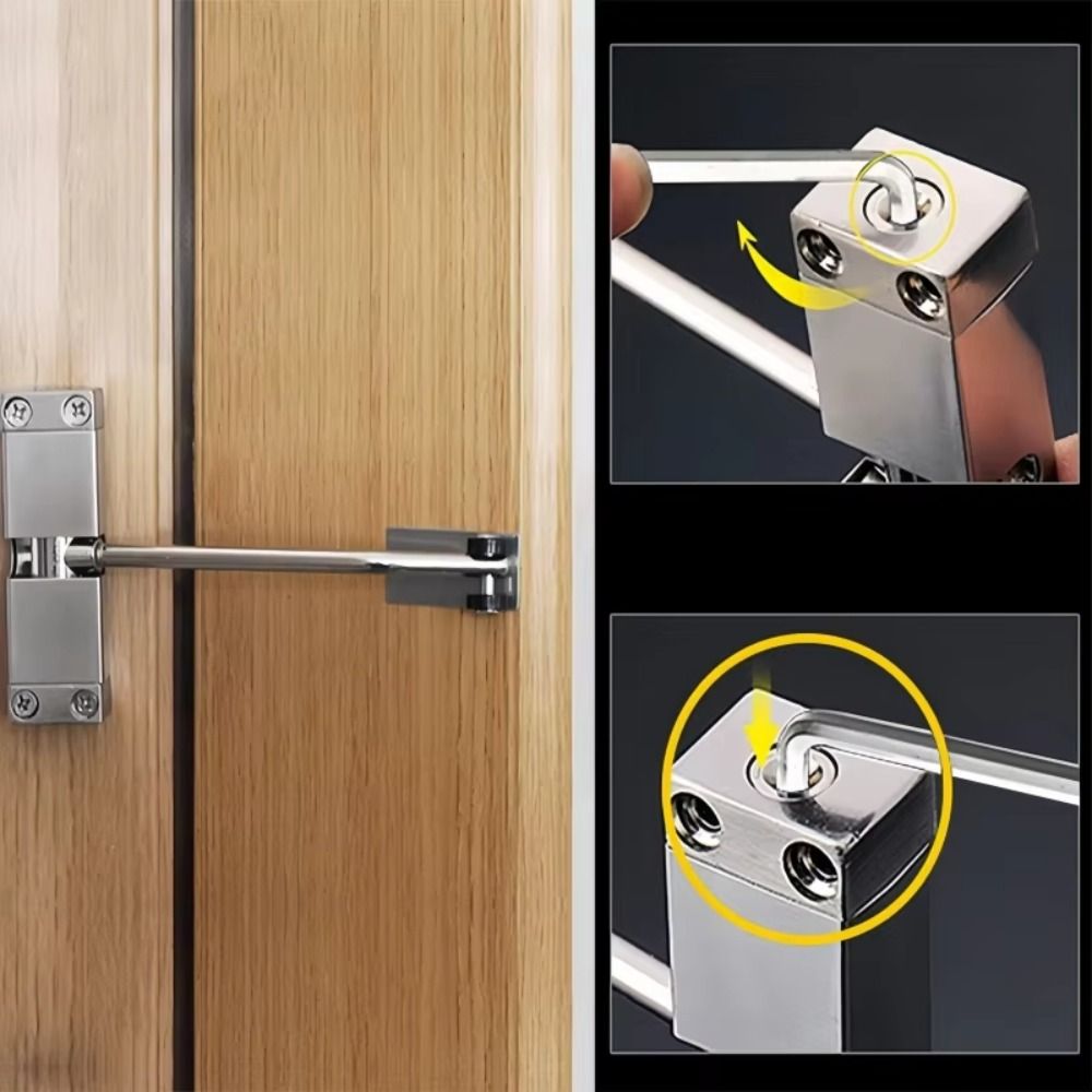 Safety Automatic Door Closer Aluminum Zinc Zinc Alloy Spring Door Closer Door Closing Hinge Door Hardware срібний
Safety Automatic Door Closer Aluminum Zinc Zinc Alloy Spring Door Closer Door Closing Hinge Door Hardware срібний