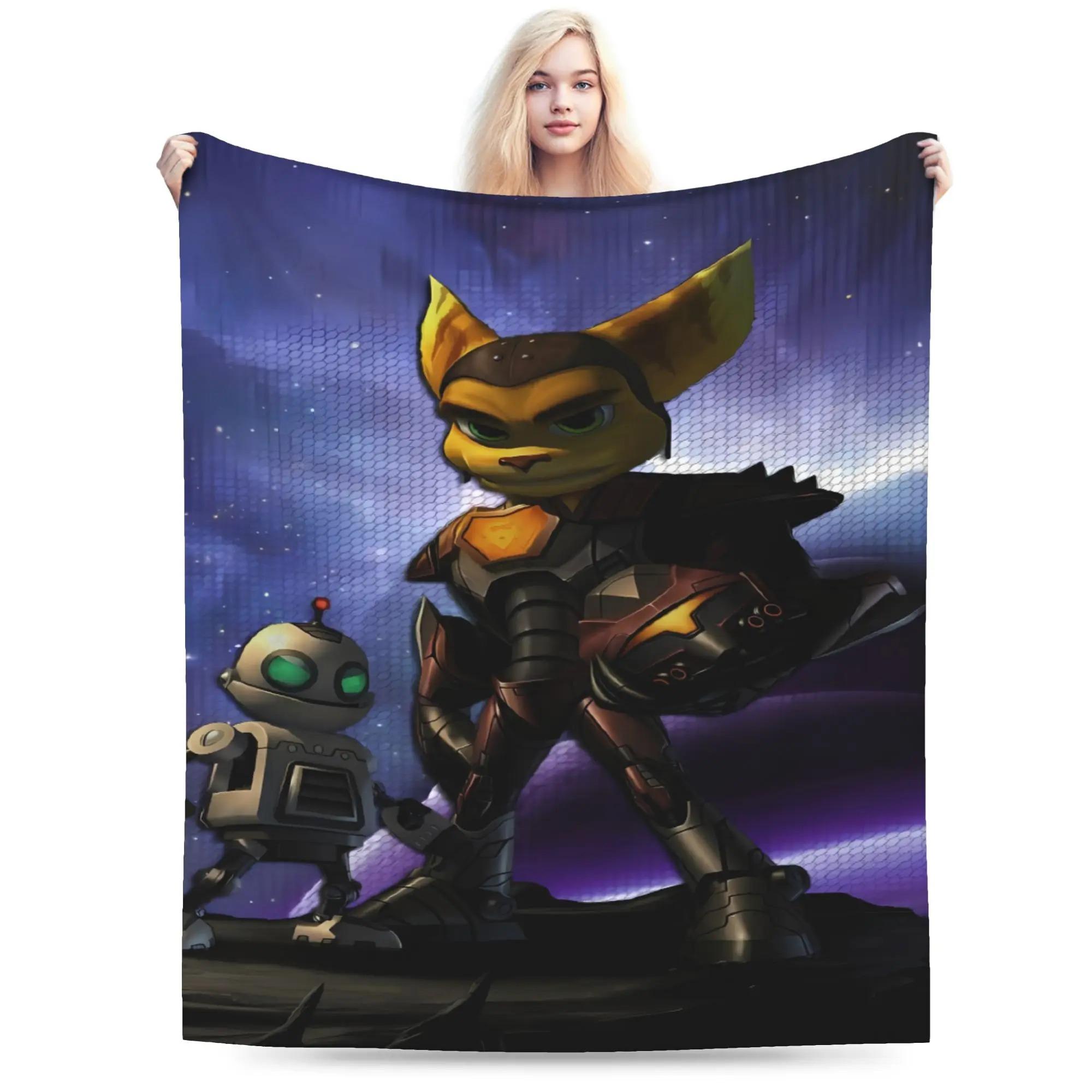 Ratchets And Clanks Super Soft Blankets Child Plush Throw Blanket Novelty Living Room Flannel Bedspread Sofa Bed Cover 70x100cm білий
Ratchets And Clanks Super Soft Blankets Child Plush Throw Blanket Novelty Living Room Flannel Bedspread Sofa Bed Cover 70x100cm білий