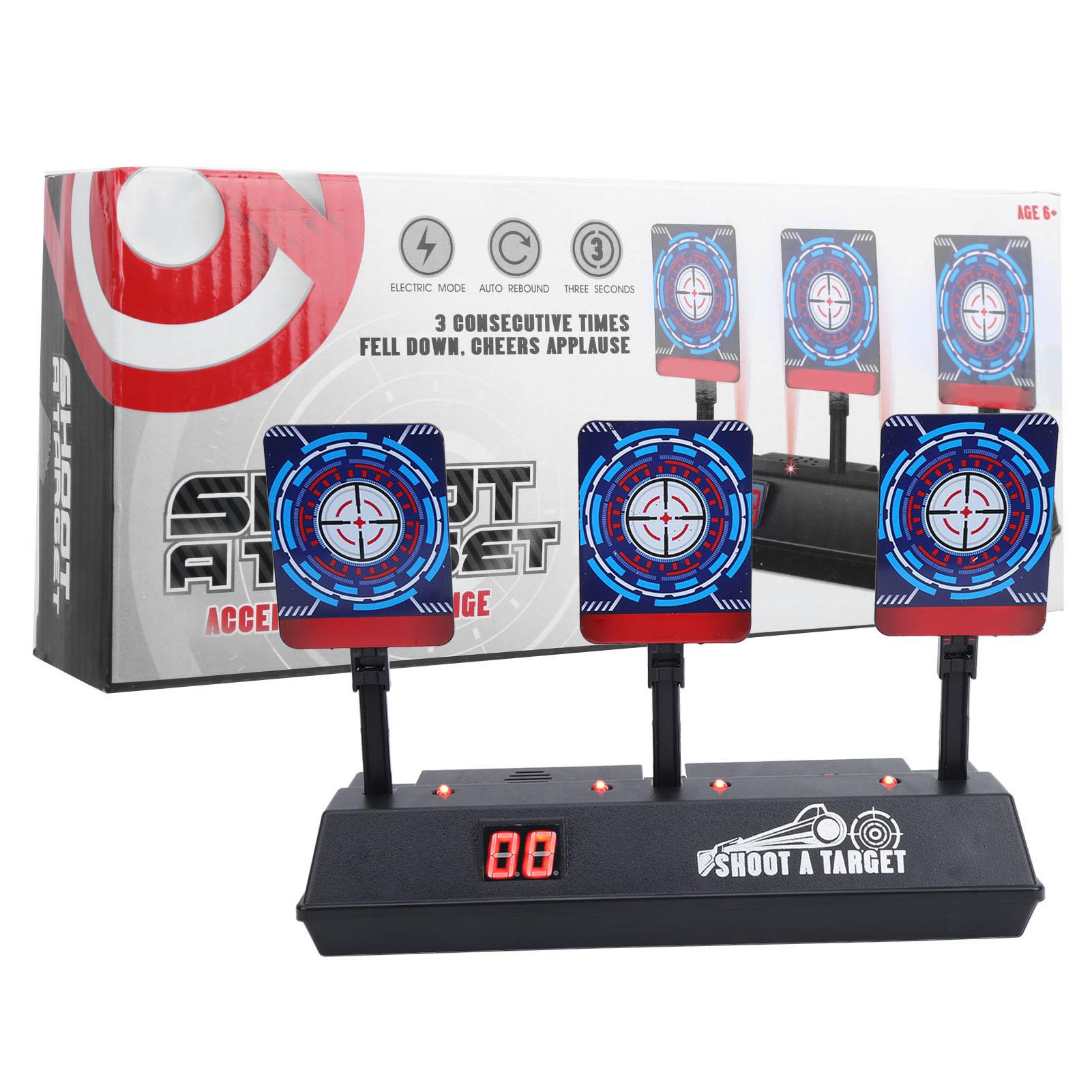 Electronic Shooting Target Auto Reset Scoring Target Sound Light Outdoor Child Toy3 Targets
Electronic Shooting Target Auto Reset Scoring Target Sound Light Outdoor Child Toy3 Targets