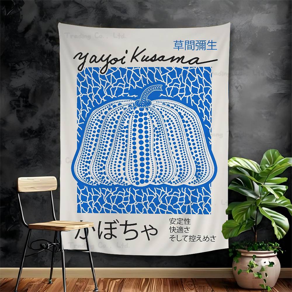 Yayoi Kusama Art Exhibition Pumpkin Flower Hanging Bohemian Tapestry Hanging Tarot Hippie Wall Rugs Dorm Wall Hanging Home Decor 74x94cm(29x37in)
Yayoi Kusama Art Exhibition Pumpkin Flower Hanging Bohemian Tapestry Hanging Tarot Hippie Wall Rugs Dorm Wall Hanging Home Decor 74x94cm(29x37in)