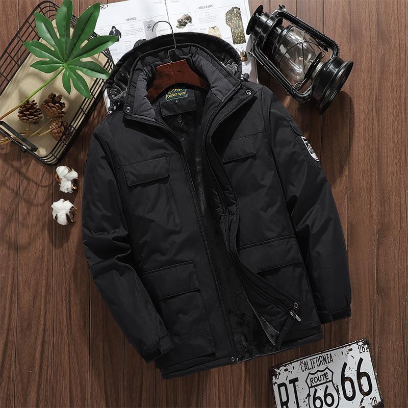 Winter Parkas Men Warm Thick Windproof Jacket Men Multi-pocket Hooded Coat Men s Fashion Waterproof Outwear 8XL чорний
Winter Parkas Men Warm Thick Windproof Jacket Men Multi-pocket Hooded Coat Men s Fashion Waterproof Outwear 8XL чорний