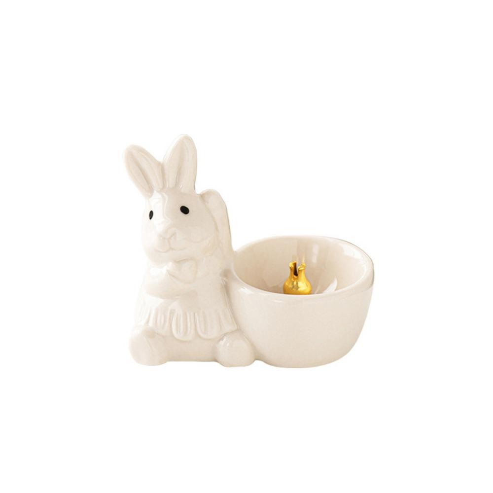 Unique Little Rabbit Incense Stove Cute Ceramic Aromatherapy Tray Rabbit Incense Holder Tabletop Style 4
Unique Little Rabbit Incense Stove Cute Ceramic Aromatherapy Tray Rabbit Incense Holder Tabletop Style 4