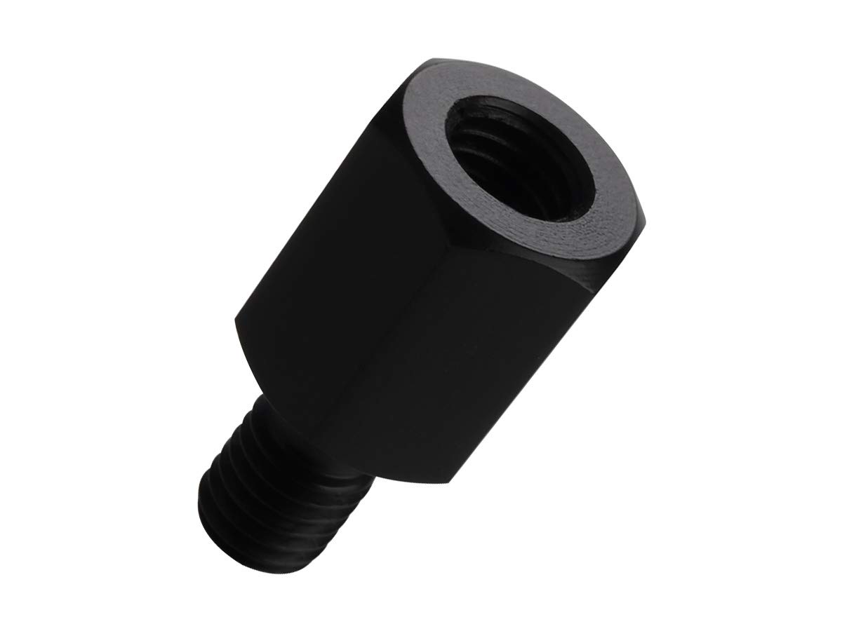 Motorcycle Mirror Conversion Adapter Body Side M8 Positive Thread / Mirror Side M8 Positive Thread P1.25 17mm High Black SUS304 Stainless Steel
Motorcycle Mirror Conversion Adapter Body Side M8 Positive Thread / Mirror Side M8 Positive Thread P1.25 17mm High Black SUS304 Stainless Steel