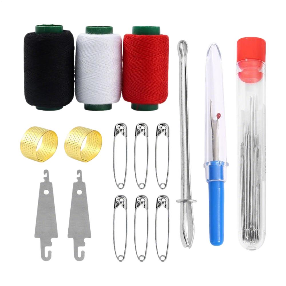Sewing Needle Kit Compact with Thimbles Big Eye Steel Needles for Handsewing for Mother Grandma Beginners Professionals Friends
Sewing Needle Kit Compact with Thimbles Big Eye Steel Needles for Handsewing for Mother Grandma Beginners Professionals Friends