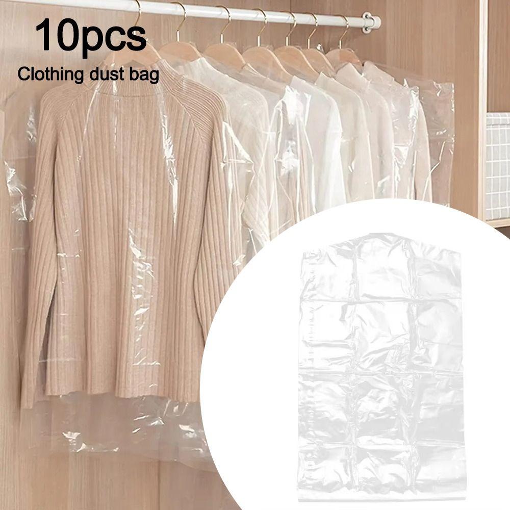 10Pcs Thickened Visible Suit Cover Transparent Clothing Cover New Clothing Dust Bag Household
10Pcs Thickened Visible Suit Cover Transparent Clothing Cover New Clothing Dust Bag Household