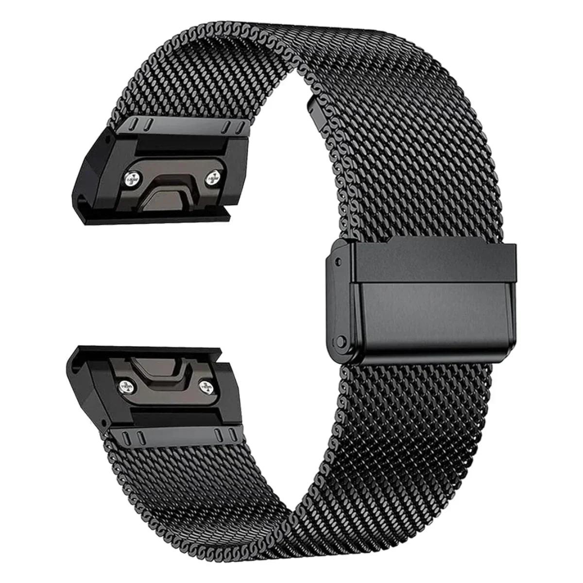 Ремінець з нержавіючої сталі для годинника Garmin Fenix Fenix 8 E 6 6x 7 7x Pro 5 5x Plus 5s 6s 20/22/26мм Металевий ремінець Браслет Ac 26mm чорний
Ремінець з нержавіючої сталі для годинника Garmin Fenix Fenix 8 E 6 6x 7 7x Pro 5 5x Plus 5s 6s 20/22/26мм Металевий ремінець Браслет Ac 26mm чорний