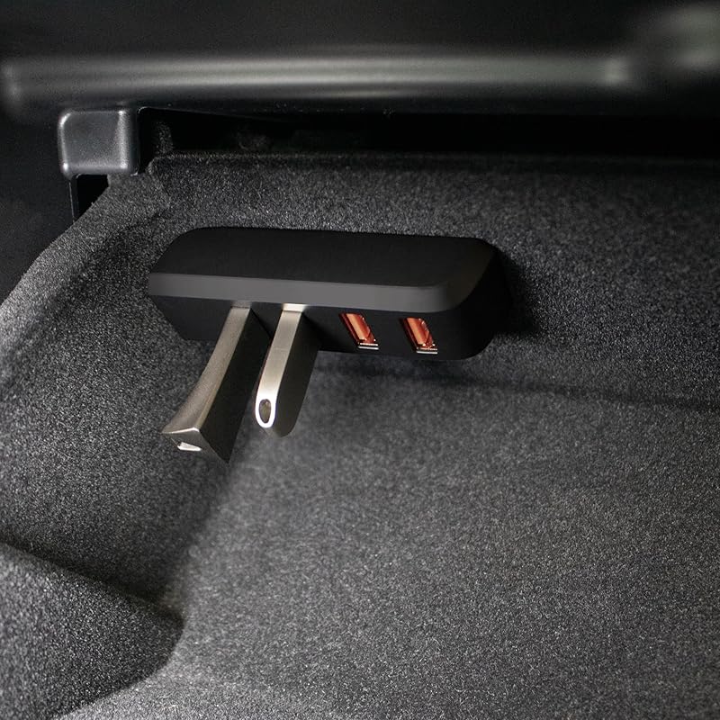Leiakendi Glove Box USB Hub for Tesla 2024-25 Model 3 Highland, Cybertruck and Model Y Juniper 2025-26, 4-in-1 Glovebox Docking Station Accessories Model 3 21-23 & Model Y 2
Leiakendi Glove Box USB Hub for Tesla 2024-25 Model 3 Highland, Cybertruck and Model Y Juniper 2025-26, 4-in-1 Glovebox Docking Station Accessories Model 3 21-23 & Model Y 2