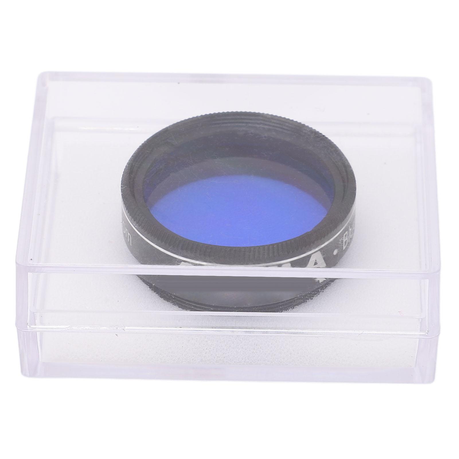 1.25 Inch Eyepiece Filter Blue 80A Improving Clarity Telescope Filter for Star Cluster Observation
1.25 Inch Eyepiece Filter Blue 80A Improving Clarity Telescope Filter for Star Cluster Observation