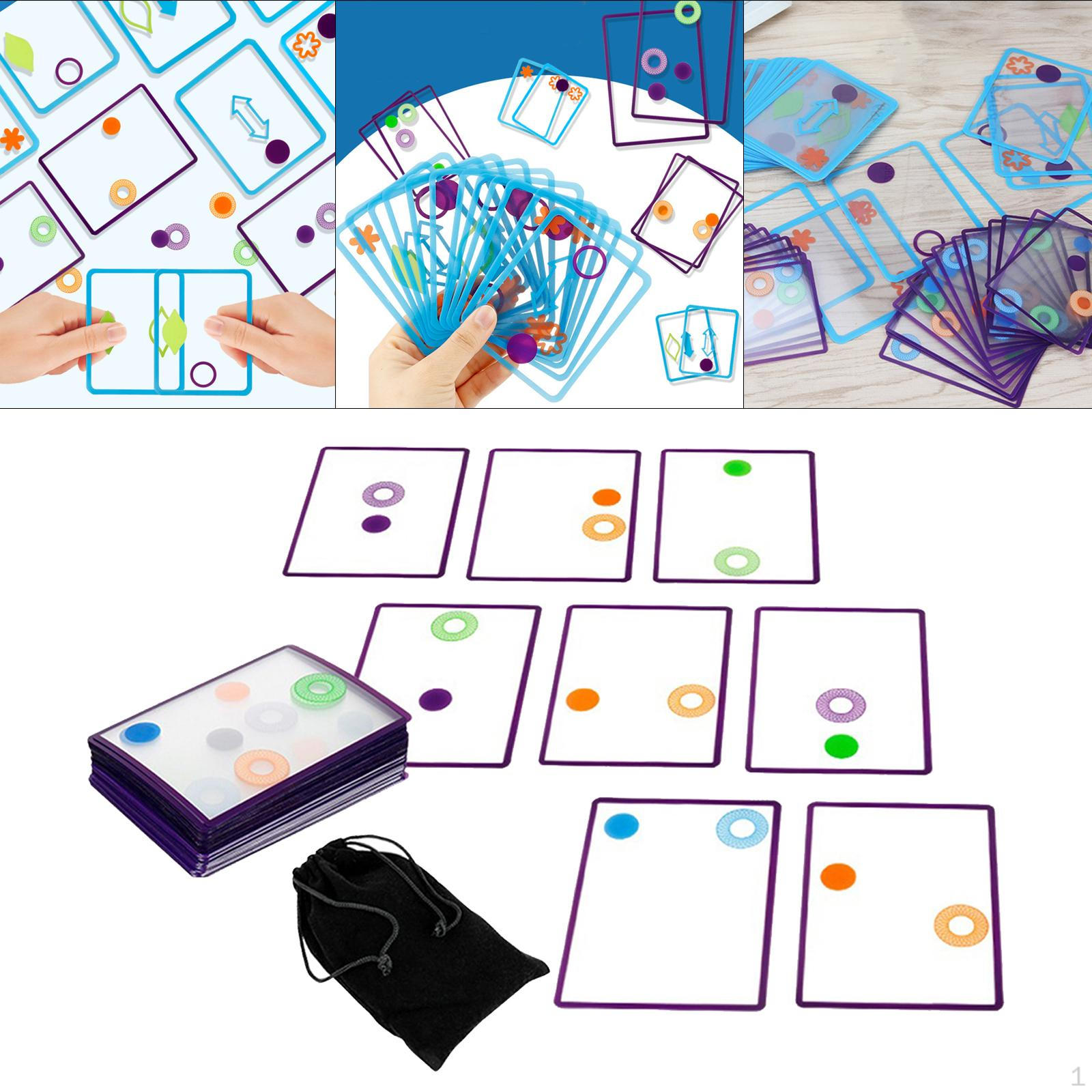 Overlap Card Logical Thinking Black Purple
Overlap Card Logical Thinking Black Purple