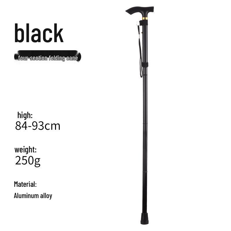 Телескопічна складана тростина для скелелазіння з алюмінієвого сплаву: Регульована, протиковзка, посилена 5-секційна тростина для літніх людей. 840-930 mm
Телескопічна складана тростина для скелелазіння з алюмінієвого сплаву: Регульована, протиковзка, посилена 5-секційна тростина для літніх людей. 840-930 mm