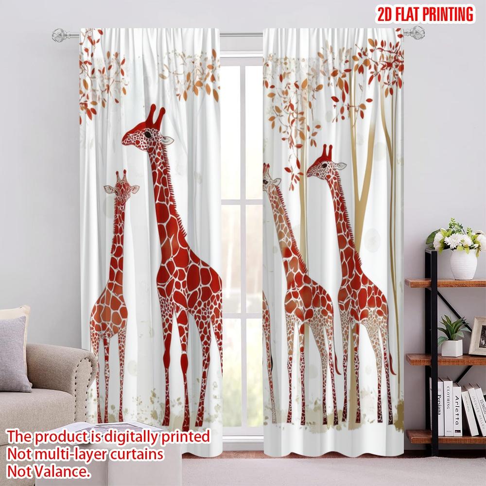 2 шт., 2D печать на плоскости Осенние жирафы Универсальная ткань (без удилища) Всесезонное использование для гостиной и офиса 52.50 × 116.00 cm 2 pcs
2 шт., 2D печать на плоскости Осенние жирафы Универсальная ткань (без удилища) Всесезонное использование для гостиной и офиса 52.50 × 116.00 cm 2 pcs