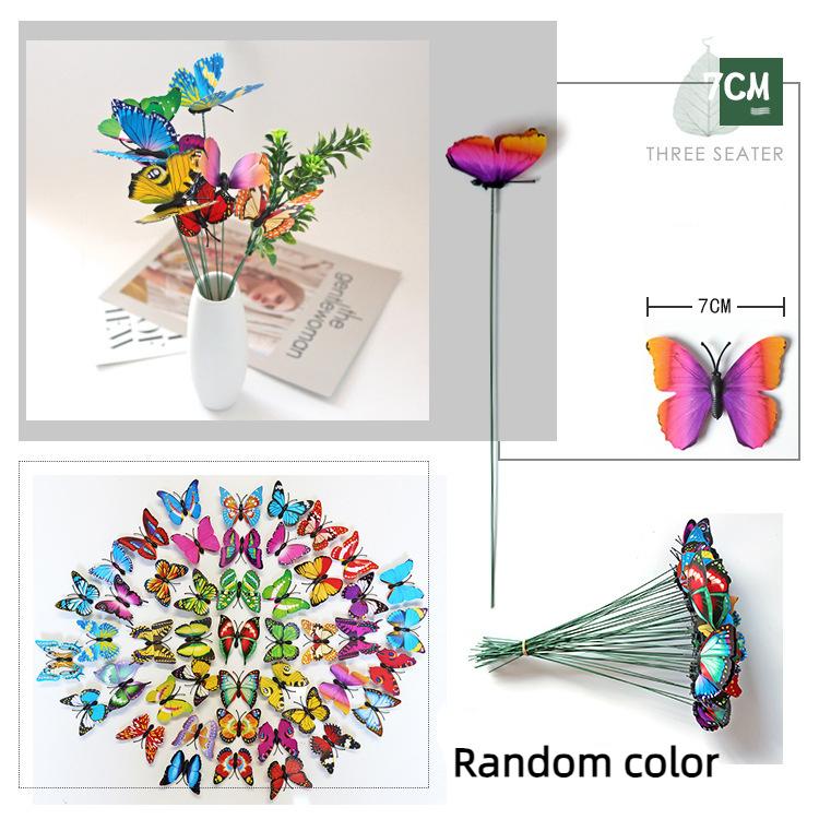 Colorful Whimsical Butterfly Stakes for Garden Yard Planter Outdoor Decor Flower Pots Decoration Eco-Friendly Garden Ornaments
Colorful Whimsical Butterfly Stakes for Garden Yard Planter Outdoor Decor Flower Pots Decoration Eco-Friendly Garden Ornaments