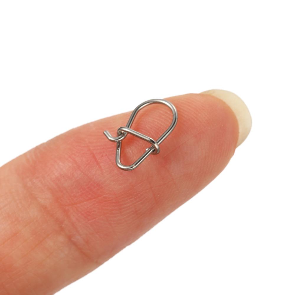 Swivel Solid Rings Stainless Steel Fish Hook Fast Clip Lock Pins Lure Connector Safety Snaps
Swivel Solid Rings Stainless Steel Fish Hook Fast Clip Lock Pins Lure Connector Safety Snaps